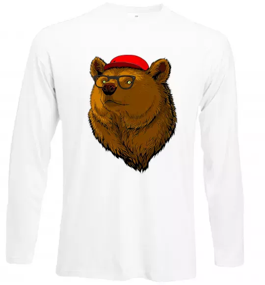 Лонгслів Swag bear Білий фото