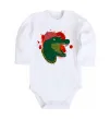 Детский боди Crocodile swag Белый фото