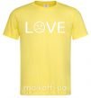 Мужская футболка Love sad Лимонный фото