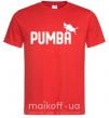 Мужская футболка Pumba jump Красный фото
