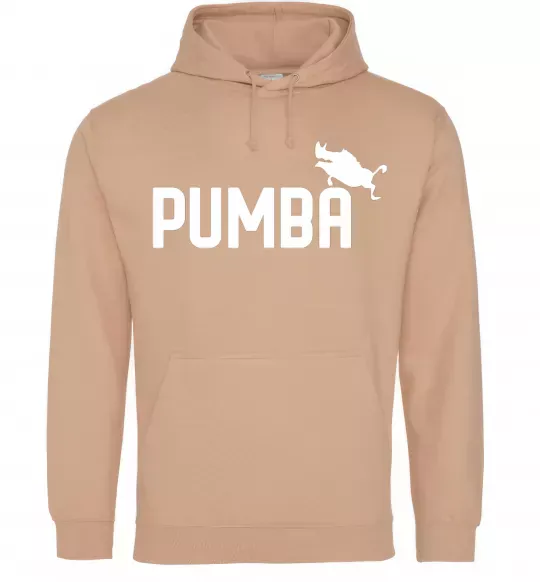 Жіноча толстовка (худі) Pumba jump Пісочний фото