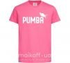 Детская футболка Pumba jump Ярко-розовый фото