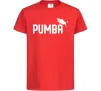 Дитяча футболка Pumba jump Червоний фото