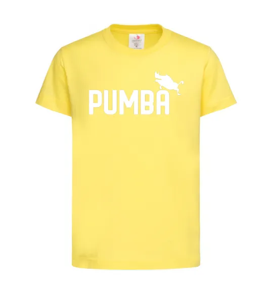 Дитяча футболка Pumba jump Лимонний фото
