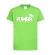 Дитяча футболка Pumba jump Лаймовий фото