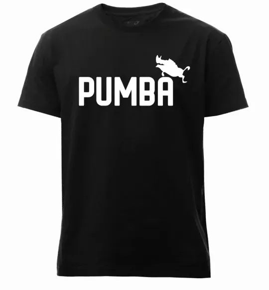 Чоловіча преміум футболка Pumba jump Чорний фото