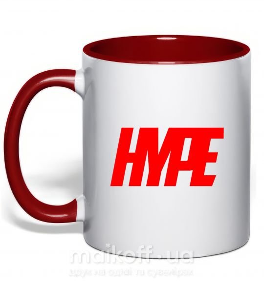Чашка с цветной ручкой Hype Красный фото