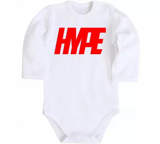 Детский боди Hype Белый фото