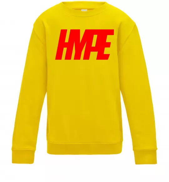 Детский Свитшот Hype Солнечно желтый фото