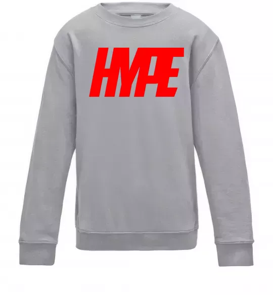 Детский Свитшот Hype Серый меланж фото