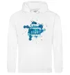 Чоловіча толстовка (худі) Stop dreaming start doing Білий Чоловіча толстовка (худі) Stop dreaming start doing Білий фото