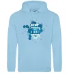 Жіноча толстовка (худі) Stop dreaming start doing Блакитний фото