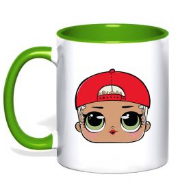 Чашка з кольоровою ручкою Lol swag