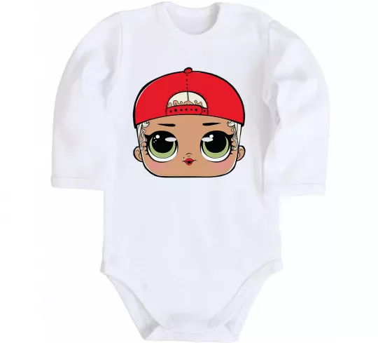 Детский боди Lol swag Белый фото