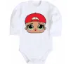 Детский боди Lol swag Белый фото