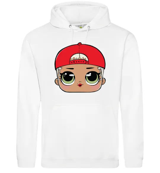 Мужская толстовка (худи) Lol swag Белый фото