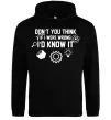 Жіноча толстовка (худі) If i were wrong i'd know it Чорний фото