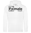 Жіноча толстовка (худі) Iron crossfit Білий Жіноча толстовка (худі) Iron crossfit Білий фото