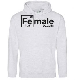 Женская толстовка (худи) Iron crossfit Женская толстовка (худи) Iron crossfit