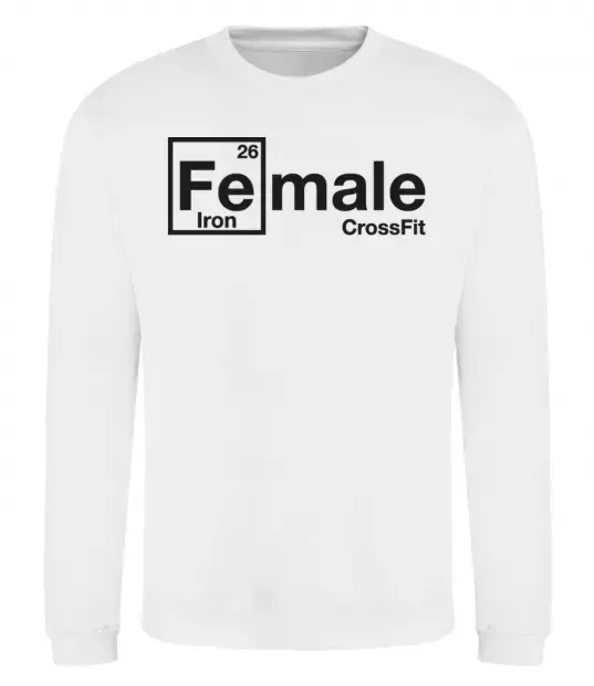 Свитшот Iron crossfit Белый фото