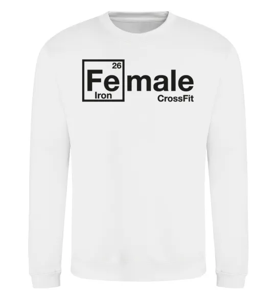 Світшот Iron crossfit Білий фото