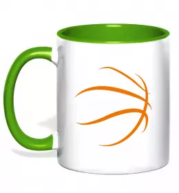 Чашка с цветной ручкой