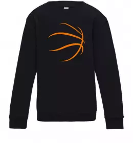 Детский Свитшот Golden basket Черный фото