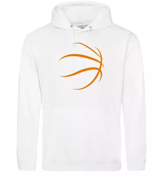 Мужская толстовка (худи) The ball Белый фото