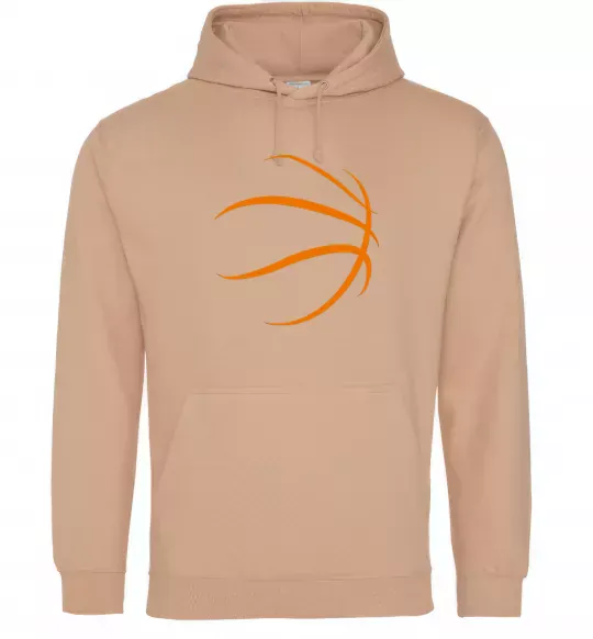 Мужская толстовка (худи) The ball Песочный фото