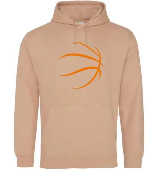 Женская толстовка (худи) The ball Песочный фото