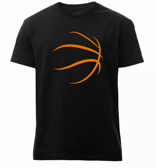 Мужская премиум футболка The ball Черный фото