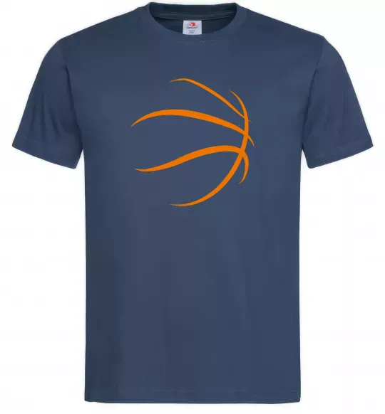 Чоловіча футболка The ball Темно-синій фото