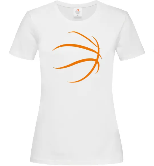 Женская футболка The ball Белый фото