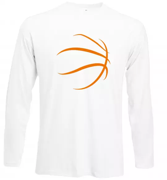 Лонгслив The ball Белый фото