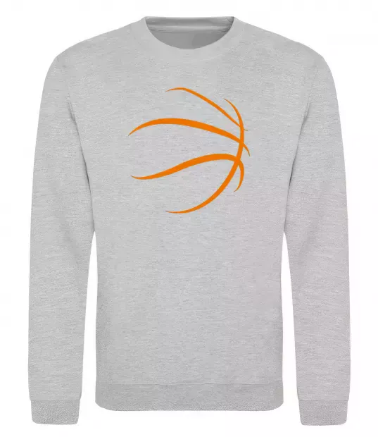 Свитшот The ball Серый меланж фото