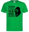 Чоловіча футболка Зупинишся коли горила втомиться Зелений фото