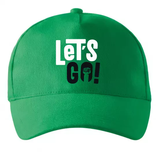 Кепка Let's go hand Зеленый фото