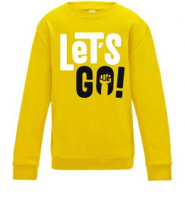 Дитячий світшот Let's go hand