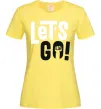 Жіноча футболка Let's go hand Лимонний фото