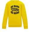 Детский Свитшот Go hard or go home brass knuckles Солнечно желтый фото