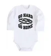 Детский боди Go hard or go home brass knuckles Белый фото