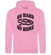 Жіноча толстовка (худі) Go hard or go home brass knuckles Рожевий фото