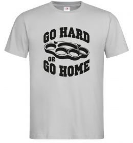 Мужская футболка Go hard or go home brass knuckles Мужская футболка Go hard or go home brass knuckles