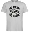 Мужская футболка Go hard or go home brass knuckles Серый Мужская футболка Go hard or go home brass knuckles Серый фото