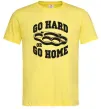 Мужская футболка Go hard or go home brass knuckles Лимонный Мужская футболка Go hard or go home brass knuckles Лимонный фото