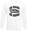 Лонгслив Go hard or go home brass knuckles Белый Лонгслив Go hard or go home brass knuckles Белый фото