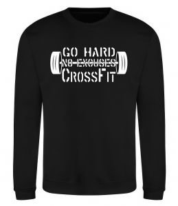 Свитшот Go hard no excuses Свитшот Go hard no excuses