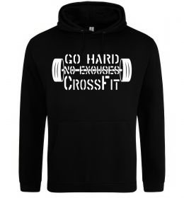 Чоловіча толстовка (худі) Go hard no excuses