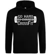 Мужская толстовка (худи) Go hard no excuses Черный Мужская толстовка (худи) Go hard no excuses Черный фото