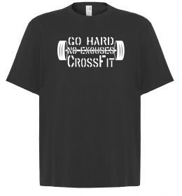 Футболка Оверсайз Go hard no excuses